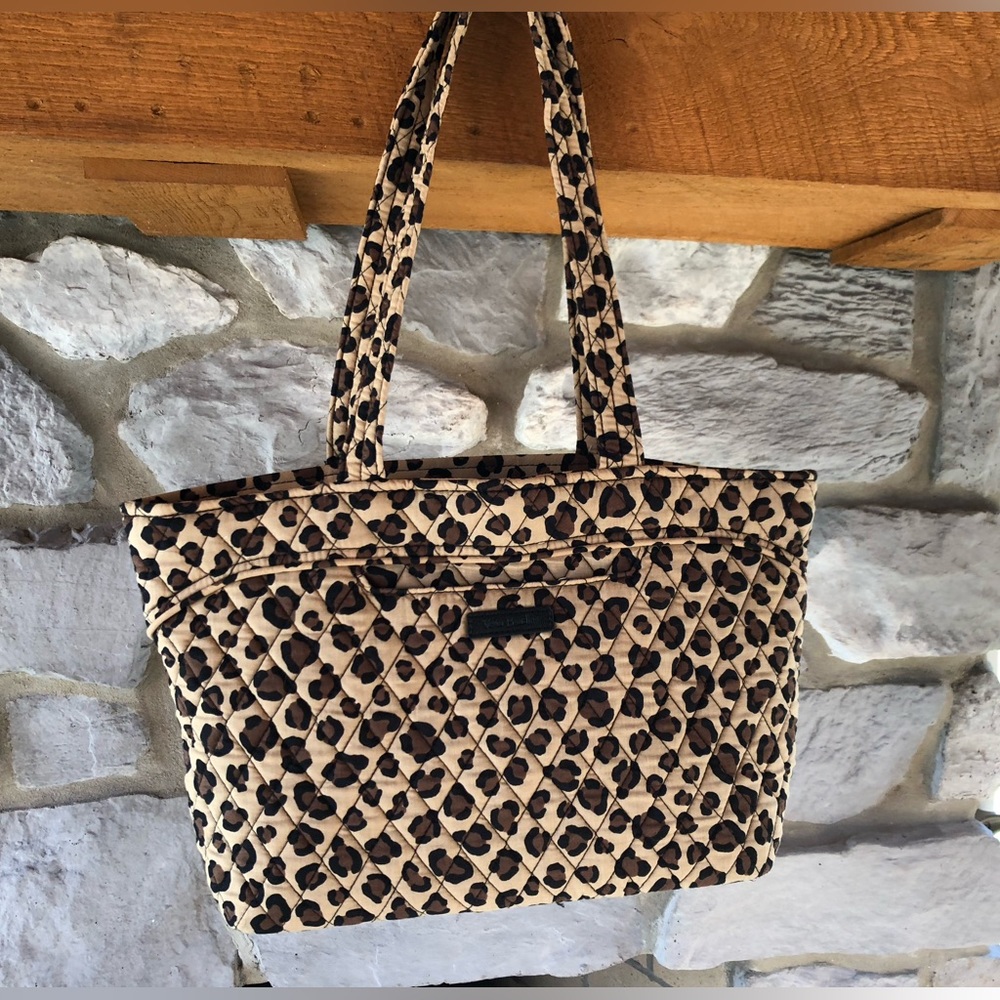 Vera Bradley leopard print tote